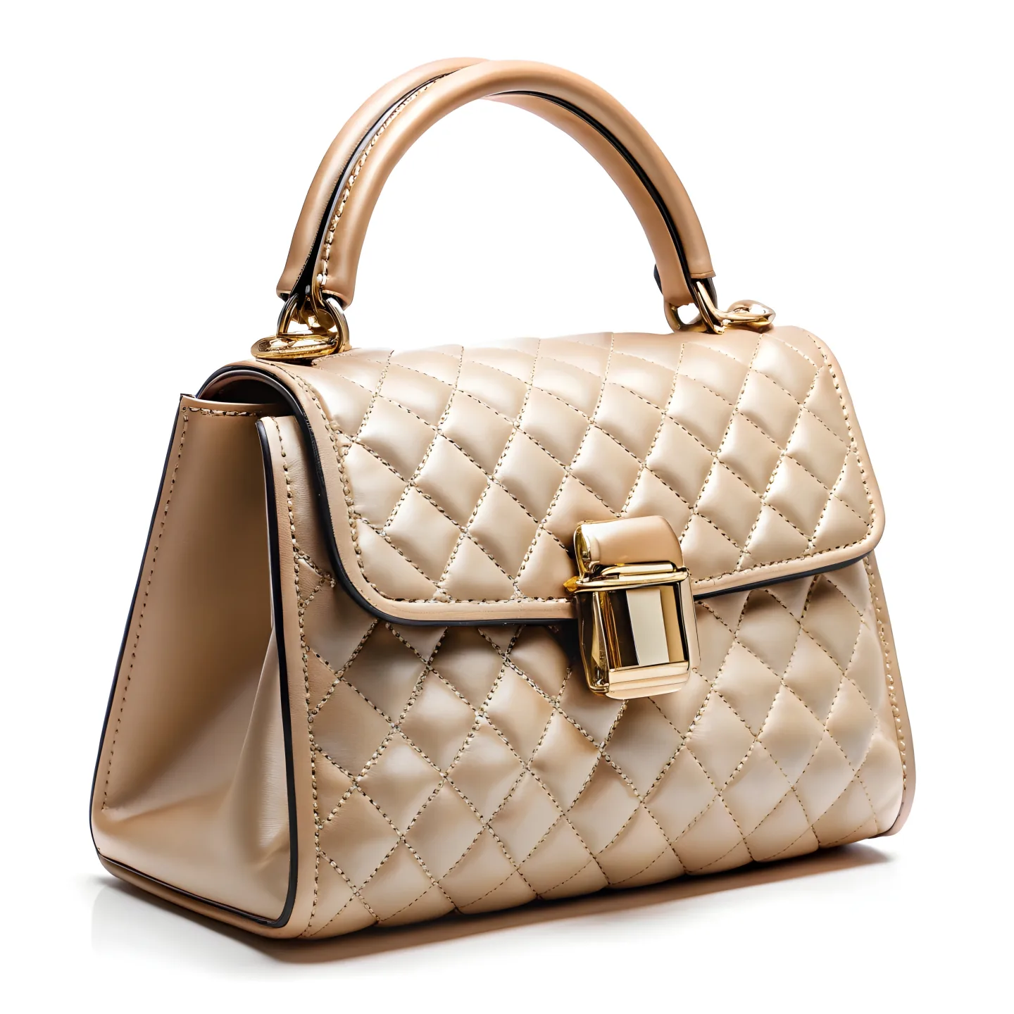 This Stylish Brown Leather Handbag Adds Touch Class